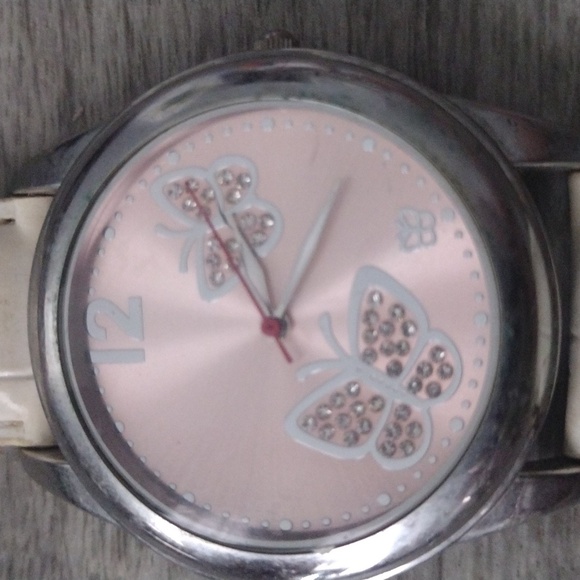 Women's beautiful butterfly watch, worn, need battery - Picture 10 of 11